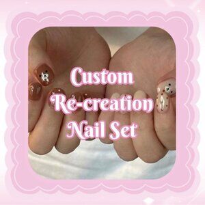 💅 Custom Re-Creation Press-On Nails (Made to Order)